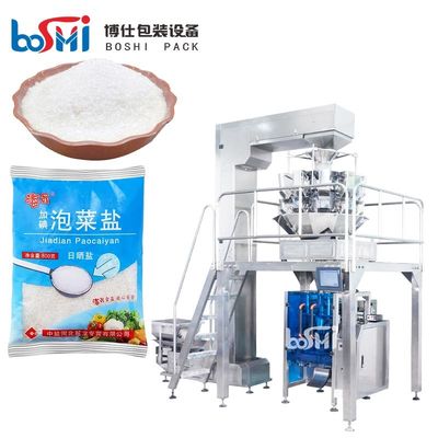 Automatic Salt Pouch Packing Machine With Wrapping Sealing Date Printing