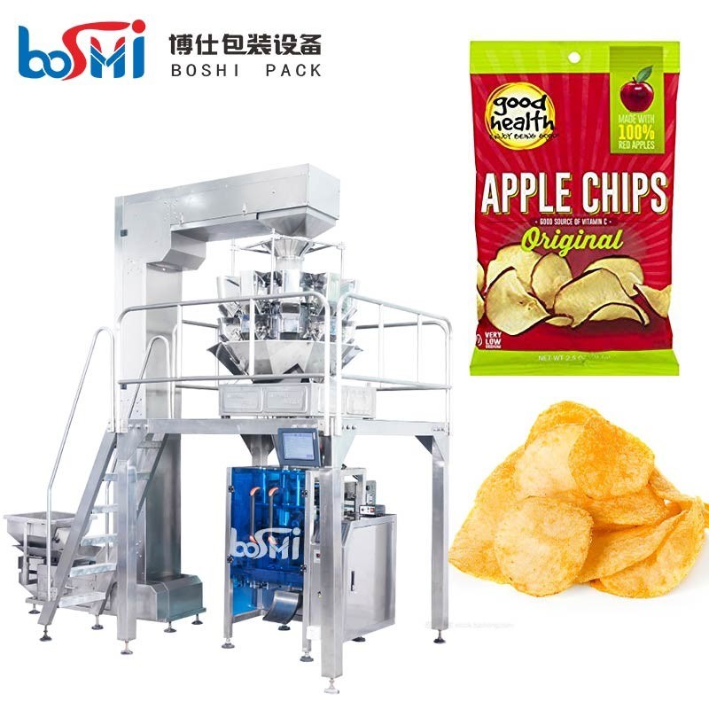 Automatic Multihead Weigher Packing Machine For Puffed Food Snack